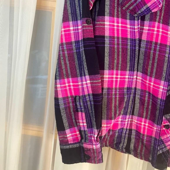 Itm 0053 George plaid button up shirt size XS - Picture 3 of 8